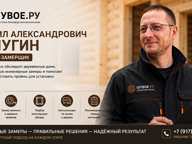 Михаил Александрович Пичугин — инженер-замерщик компании «Шувое.ру»