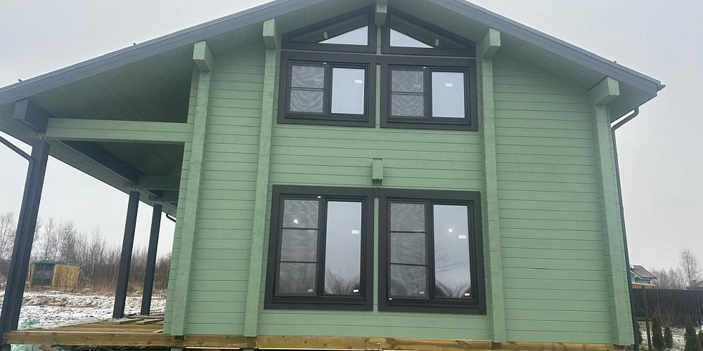 Окна Rehau Grazio без обсады в доме из сухого бруса 195 мм: как мы аккуратно переделали узлы и спасли дом - опыт ШУВОЕ (Истра)