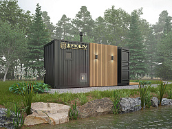 Модульный баня Сочи 15 кв.м.