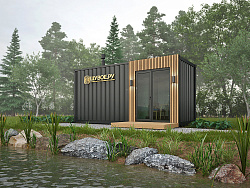 Модульная баня 15 кв.м.